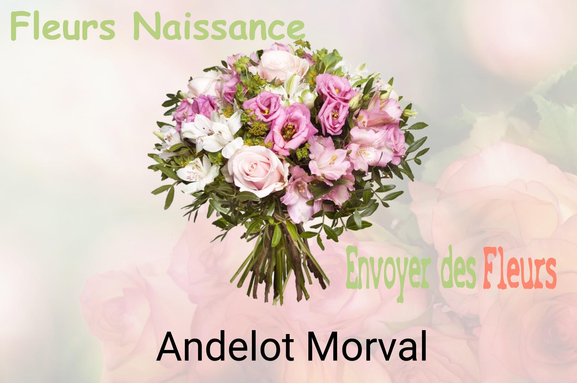 Bouquet de fleurs de naissance livré à Andelot-Morval
